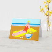 Beachy Keen - gelb Karte (Gelbe Blume)