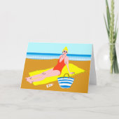 Beachy Keen - gelb Karte (Vorderseite)