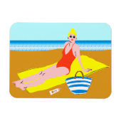 Beachy Keen - Gelb Magnet (Horizontal)