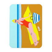 Beachy Keen - Gelb Magnet (Vertikal)