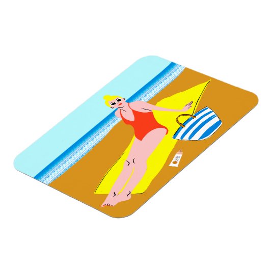 Beachy Keen - Gelb Magnet (Linke Seite)