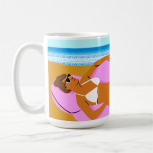 Beachy Keen - Pink Kaffeetasse
