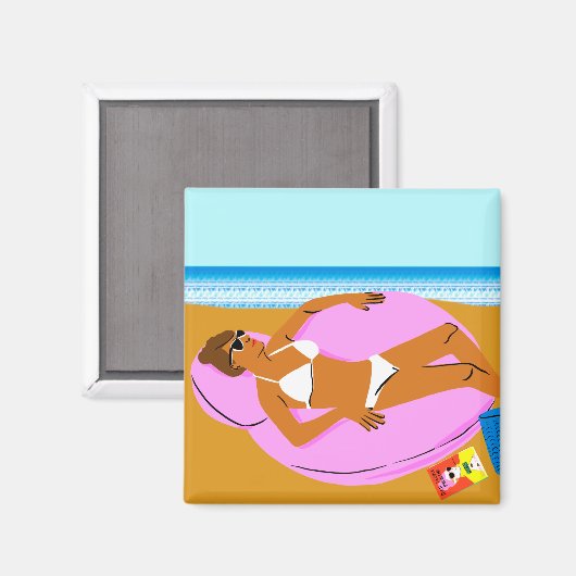 Beachy Keen - Pink Magnet (Vorderseite/Rückseite)