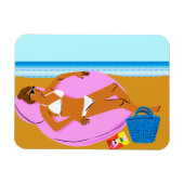 Beachy Keen - Pink Magnet (Horizontal)