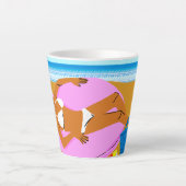 Beachy Keen - Pink Milchtasse (Vorderseite)