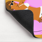 Beachy Keen - Pink Mousepad (Ecke)