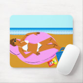 Beachy Keen - Pink Mousepad (Mit Mouse)