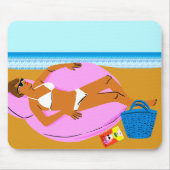 Beachy Keen - Pink Mousepad (Vorne)