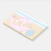 Beachy Keen - Pink Post-it Klebezettel (angewinkelt)