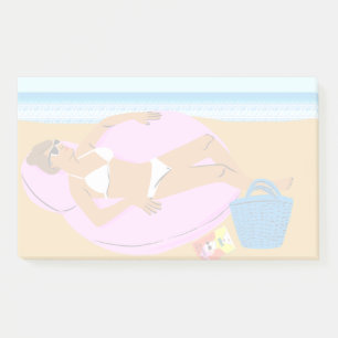 Beachy Keen - Pink Post-it Klebezettel