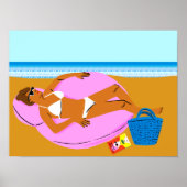 Beachy Keen - Pink Poster (Vorne)