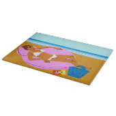 Beachy Keen - Pink Schneidebrett (Ecke)