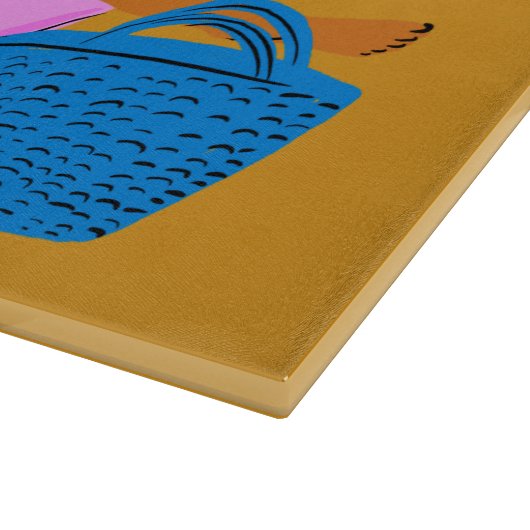 Beachy Keen - Pink Schneidebrett (Ecke)