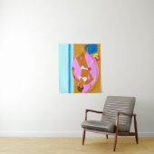 Beachy Keen - Pink Wandteppich (Beispiel)