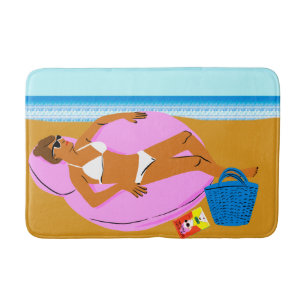 Beachy Keen - Rosa Badematte
