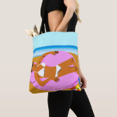 Beachy Keen - Rosa Tasche (Von Nahem)
