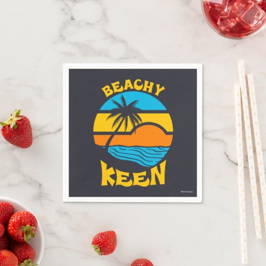 Beachy Keen Serviette (Beispiel)