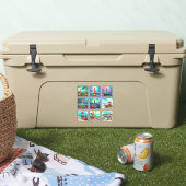 Beachy Lighthouses and Boats Aufkleber (Kühler)