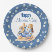 Beachy Mthers Day Pappteller (Vorderseite)
