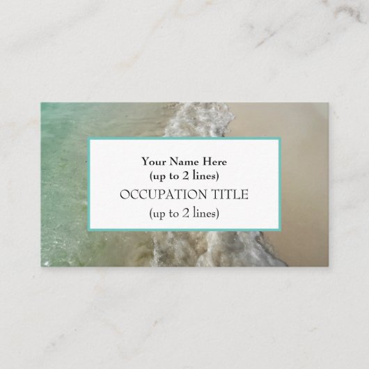 Beachy Na! 1 Visitenkarte (Vorderseite)