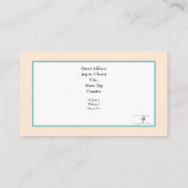 Beachy Na! 2 Visitenkarte (Rückseite)