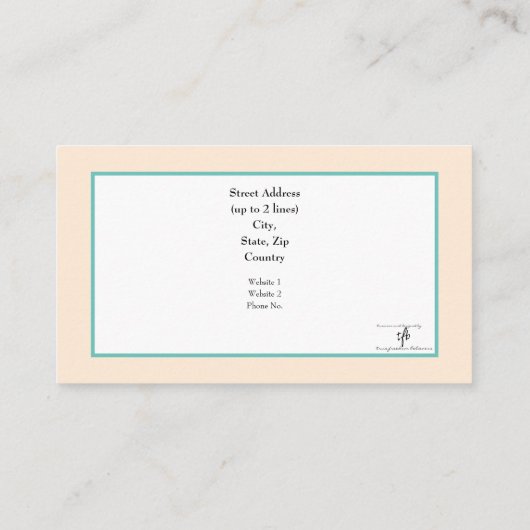 Beachy Na! 2 Visitenkarte (Rückseite)