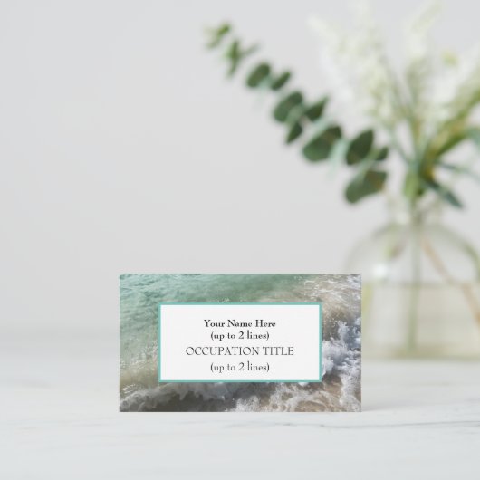 Beachy Na! 3 Visitenkarte (Stehend Vorderseite)