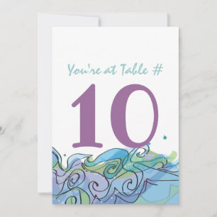 Beachy Ocean Bar Bat Mitzvah Einladungskarte Einladung