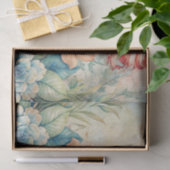Beachy Pastel Floral Seashells Decoupage  Seidenpapier (Geschenk)