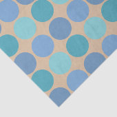 Beachy Polka Dots Seidenpapier (Ausschnitt)