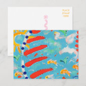 Beachy Postcard Postkarte (Vorne/Hinten)