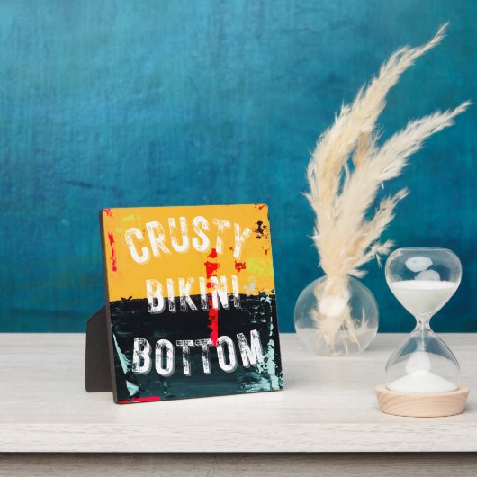 Beachy Tabletop-Plakette mit Aasel Fotoplatte (InSitu)