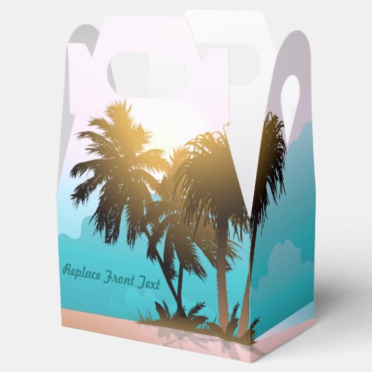 Beachy Themed Geschenkschachtel (Geöffnet)