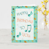 Beachy Themed Happy Birthday Card Karte (Gelbe Blume)