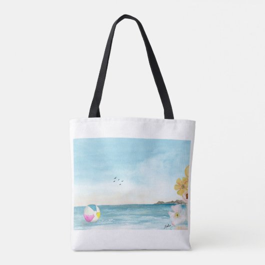 Beachy Tote Bag Tasche (Rückseite)