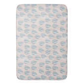 Beachy Tulips Floral Badematte (Vorderseite Vertikal)