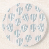 Beachy Tulips Floral Getränkeuntersetzer (Vorne)