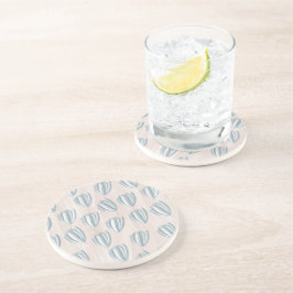 Beachy Tulips Floral Getränkeuntersetzer