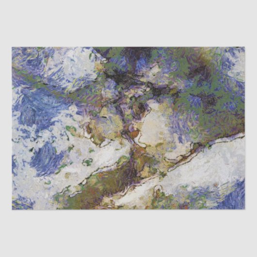 Beachy Vibe 1 Wrapping Paper Seidenpapier (Vorderseite)