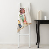 Beachy Vibes Custom Photo and Family Name Sherpadecke (Beispiel)