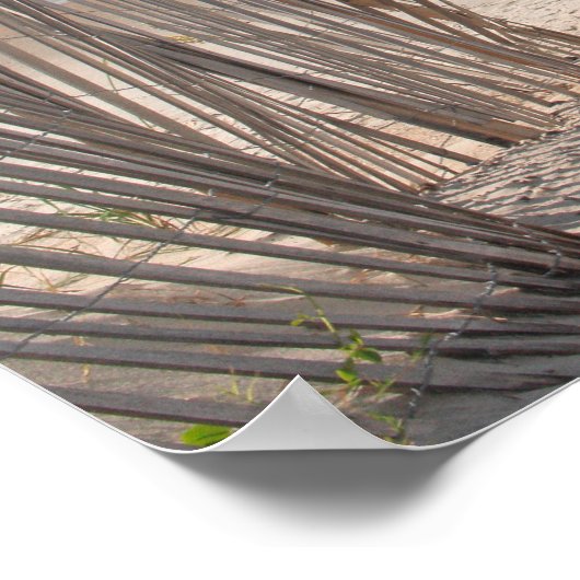 Beachzaun Poster (Ecke)