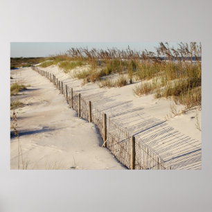 Beachzaun Poster