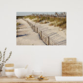 Beachzaun Poster (Küche)