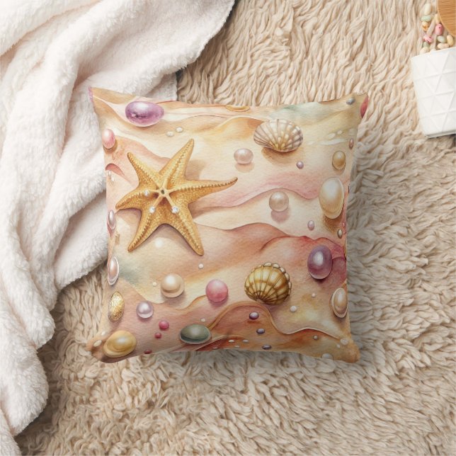 Beack Starfish Pearls Kissen (Decke)