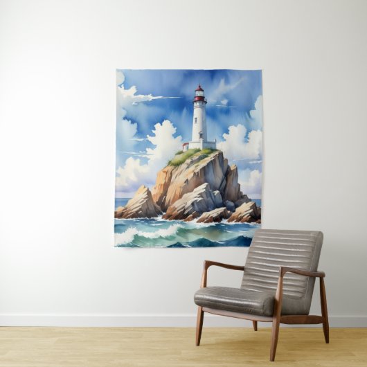 Beacon Above the Tides Wandteppich (Beispiel)