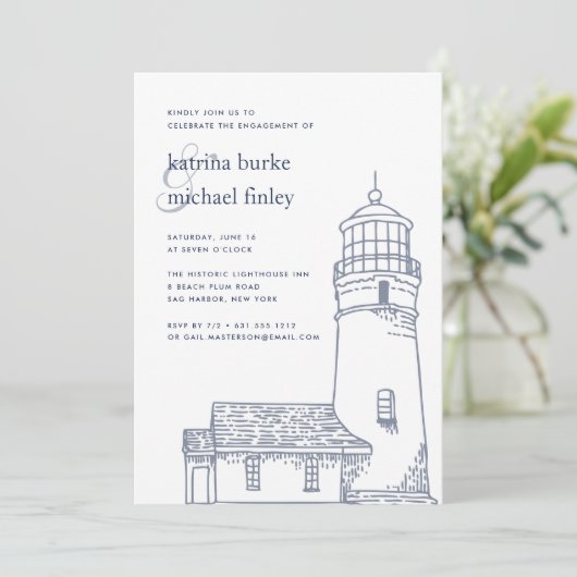 Beacon | Einladung der Nautic Engagement Party (Stehend Vorderseite)