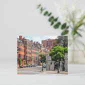 Beacon Hill Boston Massachusetts Postcard Feiertagspostkarte (Stehend Vorderseite)