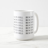 Beacon Hill Boston Mug | Classic Design Kaffeetasse (VorderseiteRechts)