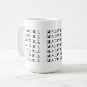Beacon Hill Boston Tasse | Klassisches Design (Vorderseite Links)