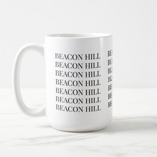 Beacon Hill Boston Tasse | Klassisches Design (Links)